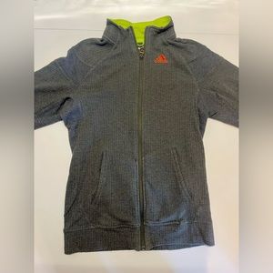 Adidas zip up green jacket Men’s Size: S